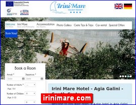 Hotels in Greece, irinimare.com